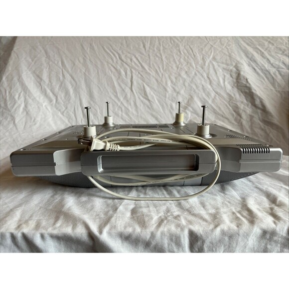 Sony ICF-CD553RM Stereo CD Player Under Cabinet Clock Radio w/ Mounts TESTED - Picture 2 of 3